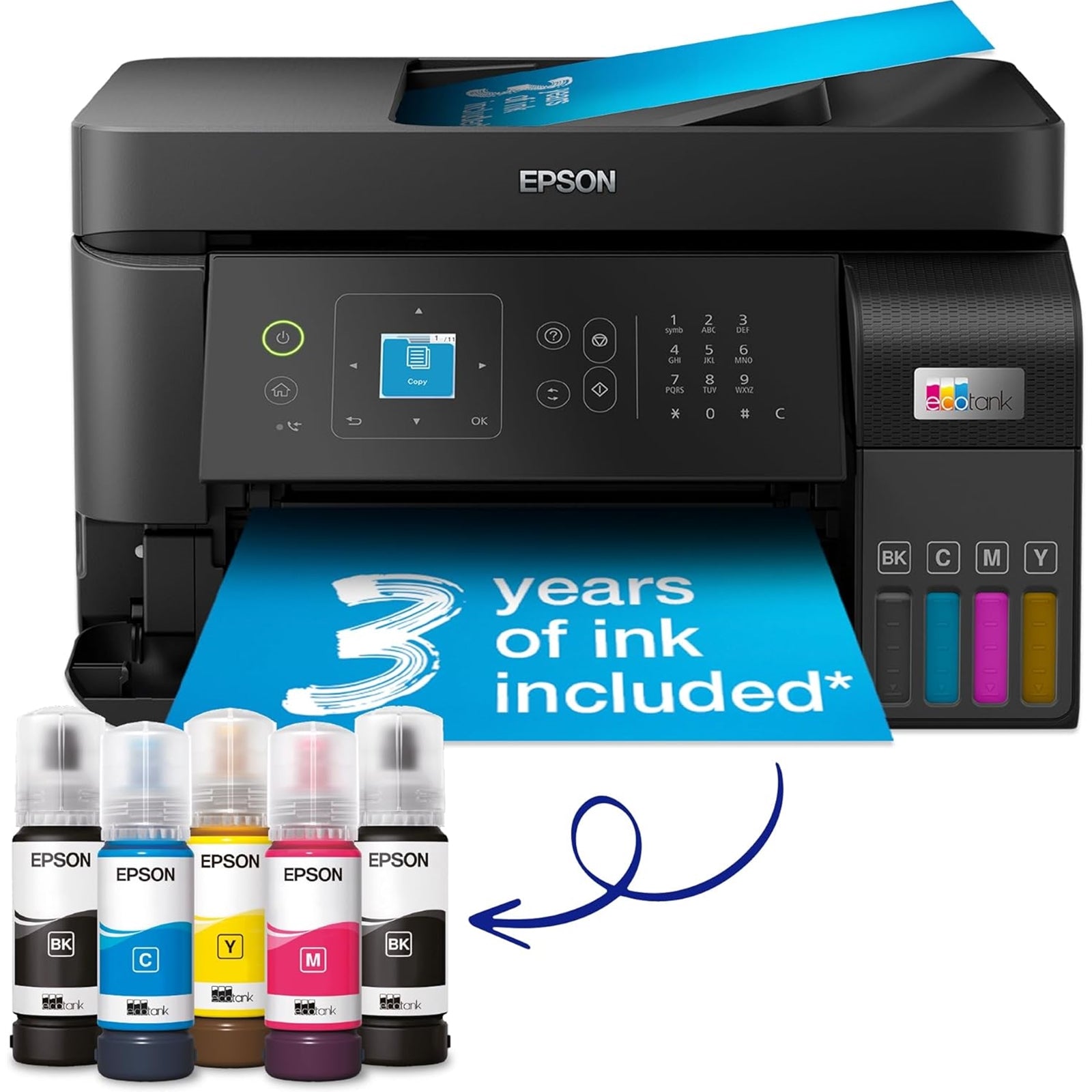 Epson EcoTank ET-4810 A4 Colour Multifunction Inkjet Printer-PCR Business Solutions Ltd